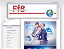 Tablet Screenshot of ffb-fahrdienst.de